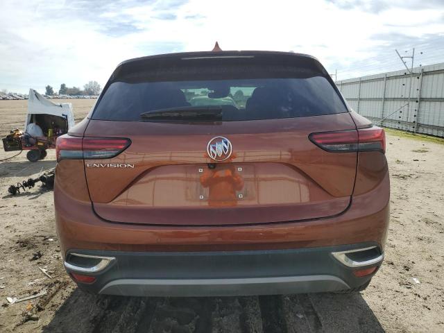LRBFZNR44ND111121 - 2022 BUICK ENVISION ESSENCE Turuncu fotoğraf 6