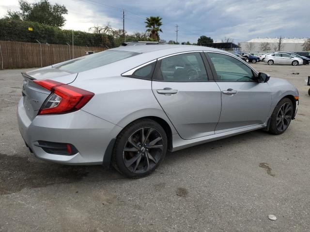 2HGFC2F85KH520074 - 2019 HONDA CIVIC SPORT SILVER photo 3