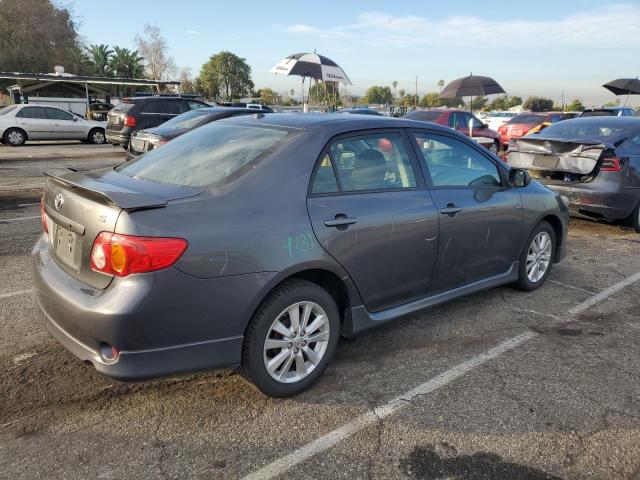 1NXBU40E79Z164895 - 2009 TOYOTA COROLLA BASE GRAY photo 3