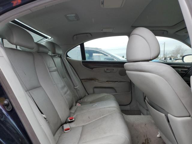 JTHBL46F675048164 - 2007 LEXUS LS 460 BLUE photo 10