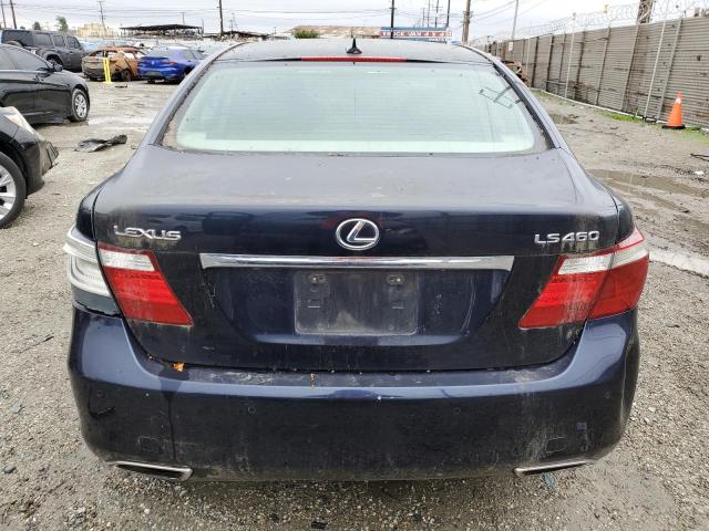 JTHBL46F675048164 - 2007 LEXUS LS 460 BLUE photo 6