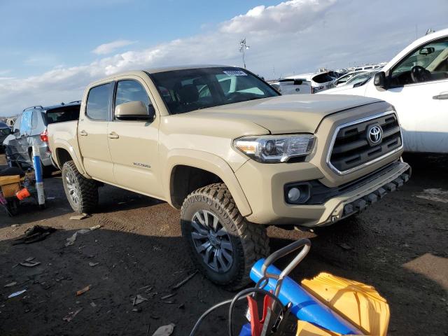 5TFCZ5AN9HX060095 - 2017 TOYOTA TACOMA DOUBLE CAB TAN photo 4