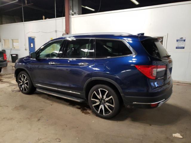 5FNYF5H93KB040501 - 2019 HONDA PILOT TOURING BLUE photo 2