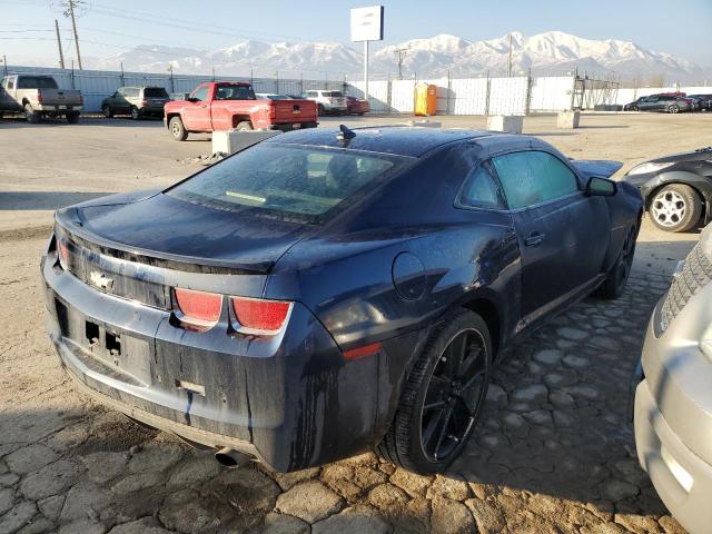 2G1FF1ED6B9171721 - 2011 CHEVROLET CAMARO LT BLUE photo 3