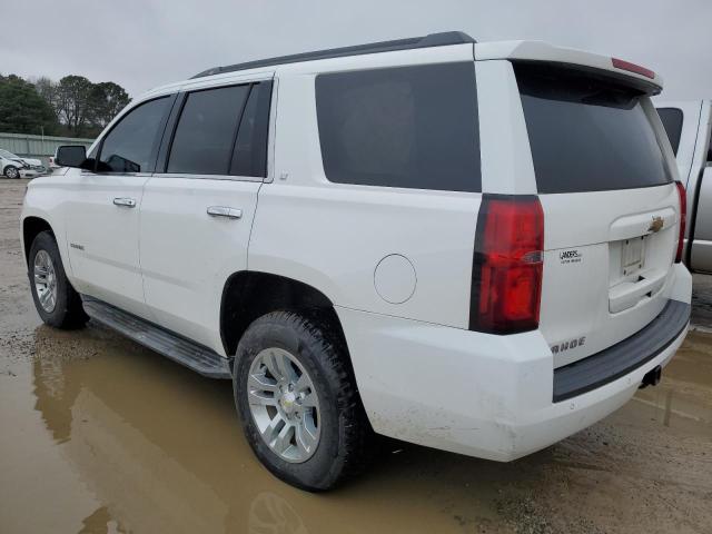 1GNSCBKC9FR523046 - 2015 CHEVROLET TAHOE C1500 LT WHITE photo 2