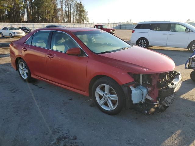 4T1BF1FK8EU748433 - 2014 TOYOTA CAMRY L RED photo 4