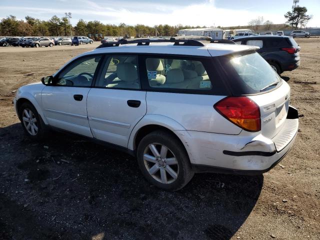 4S4BP61C477323769 - 2007 SUBARU LEGACY OUTBACK 2.5I WHITE photo 2