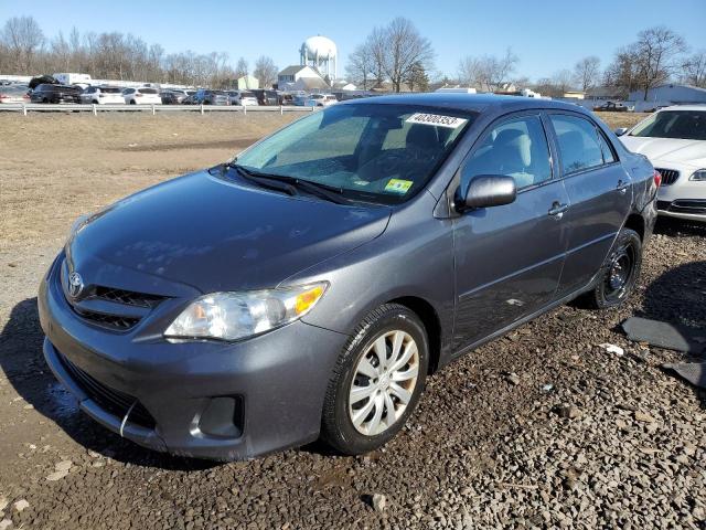 2T1BU4EE2CC917136 - 2012 TOYOTA COROLLA BASE GRAY photo 1