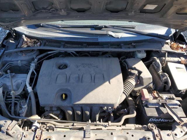 2T1BU4EE2CC917136 - 2012 TOYOTA COROLLA BASE GRAY photo 11