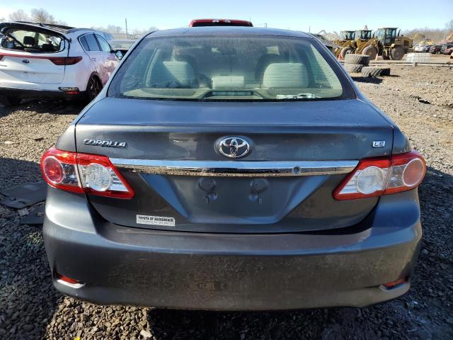 2T1BU4EE2CC917136 - 2012 TOYOTA COROLLA BASE GRAY photo 6