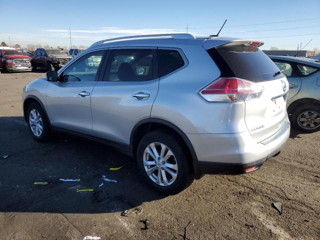 KNMAT2MV4FP508436 - 2015 NISSAN ROGUE S SILVER photo 2