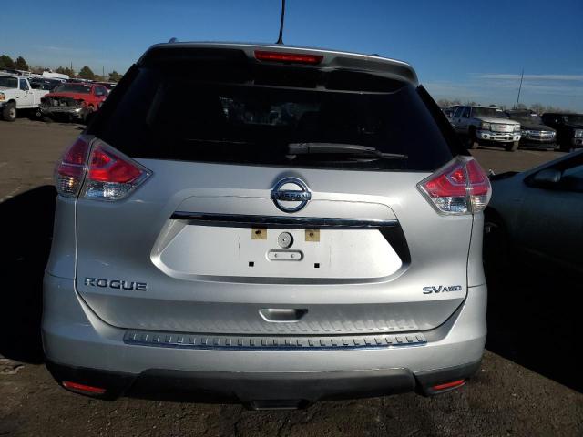 KNMAT2MV4FP508436 - 2015 NISSAN ROGUE S SILVER photo 6