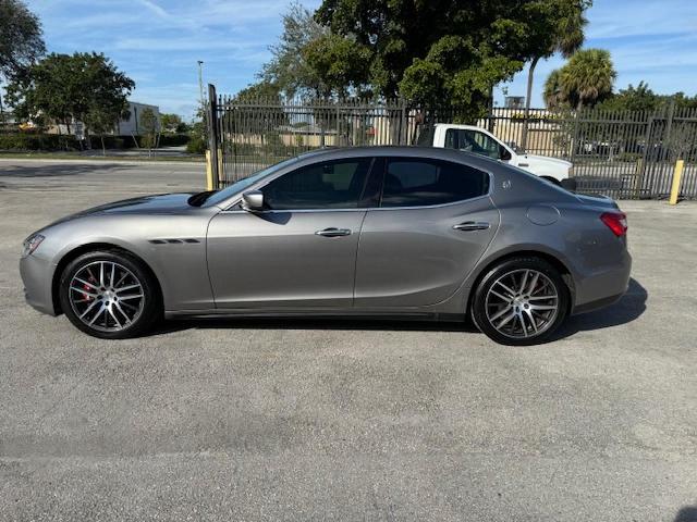 ZAM57RSA4G1169112 - 2016 MASERATI GHIBLI S GRAY photo 12