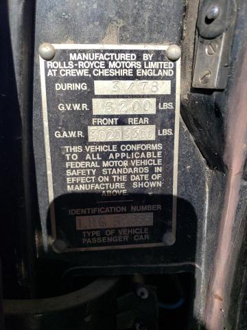 LRG32865 - 1978 ROLLS-ROYCE ROYCE Чорний фото 12