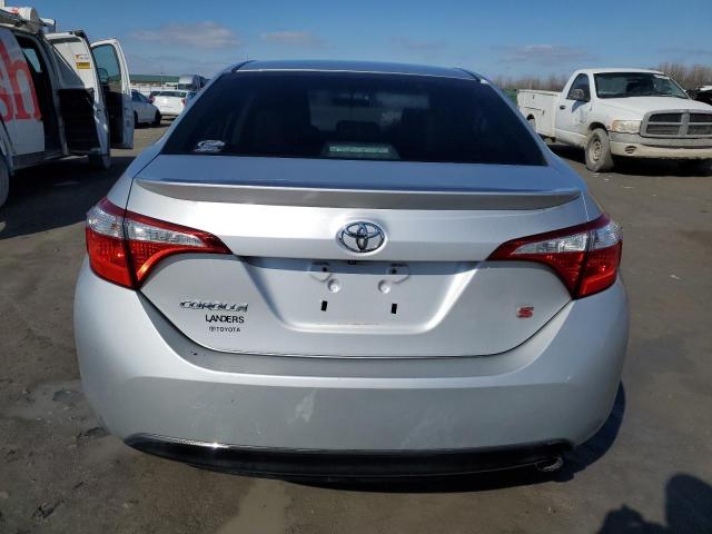 5YFBURHE7EP055494 - 2014 TOYOTA COROLLA L SILVER photo 6