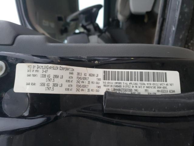 1J8HH48K27C637269 - 2007 JEEP COMMANDER 黑色 照片 14