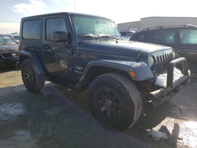 1J4FA54198L635035 - 2008 JEEP WRANGLER SAHARA GRAY photo 4