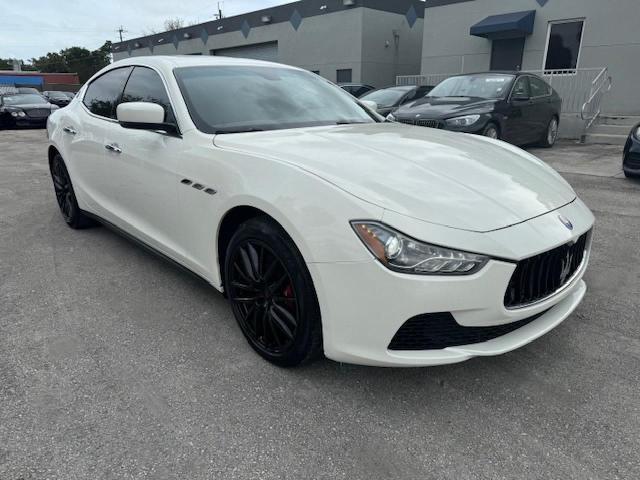 ZAM57XSA5G1181032 - 2016 MASERATI GHIBLI WHITE photo 4