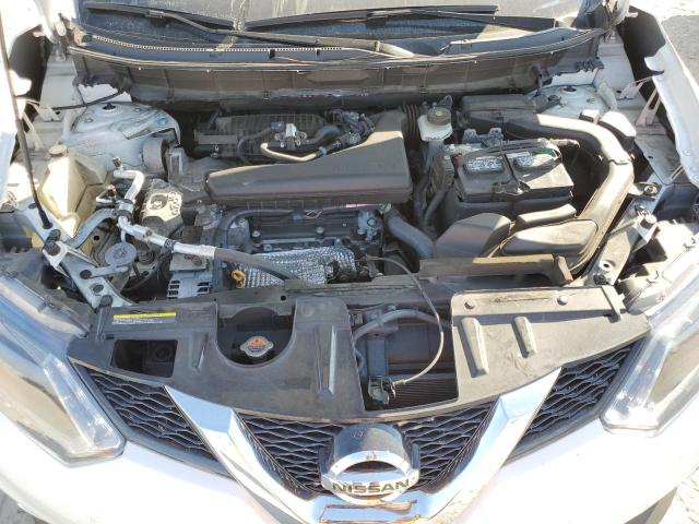 5N1AT2MT8FC901972 - 2015 NISSAN ROGUE S WHITE photo 11