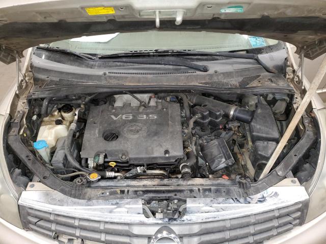 5N1BV28U47N127047 - 2007 NISSAN QUEST S TAN photo 12