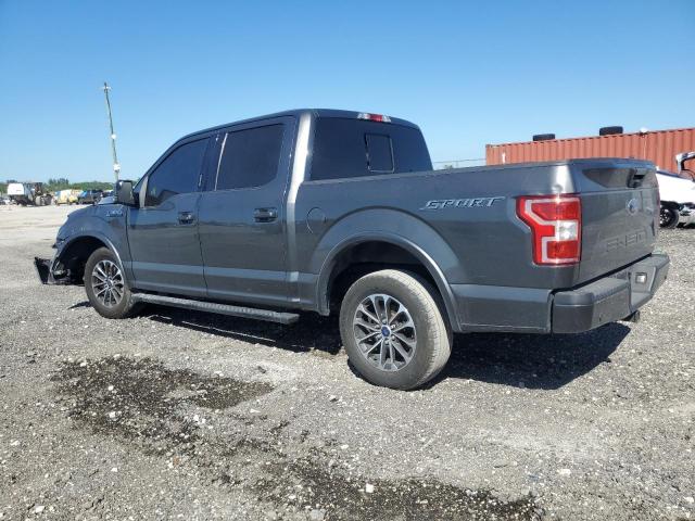 1FTEW1CP1JKF01326 - 2018 FORD F150 SUPERCREW GRAY photo 2