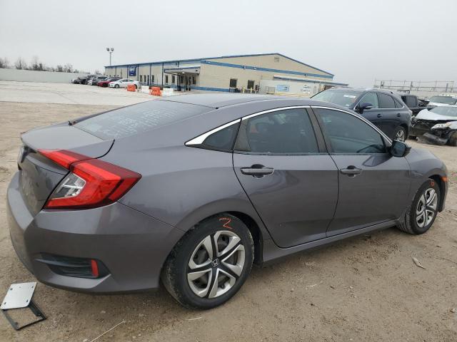 2HGFC2F55JH571935 - 2018 HONDA CIVIC LX GRAY photo 3