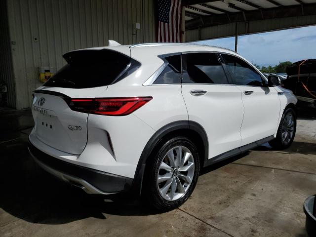 3PCAJ5BA6NF109270 - 2022 INFINITI QX50 LUXE WHITE photo 3