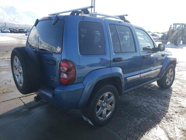 1J4GL58K05W688699 - 2005 JEEP LIBERTY LIMITED BLUE photo 3