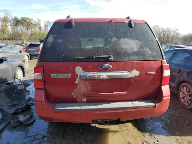 1FMFU16508LA25980 - 2008 FORD EXPEDITION XLT RED photo 6