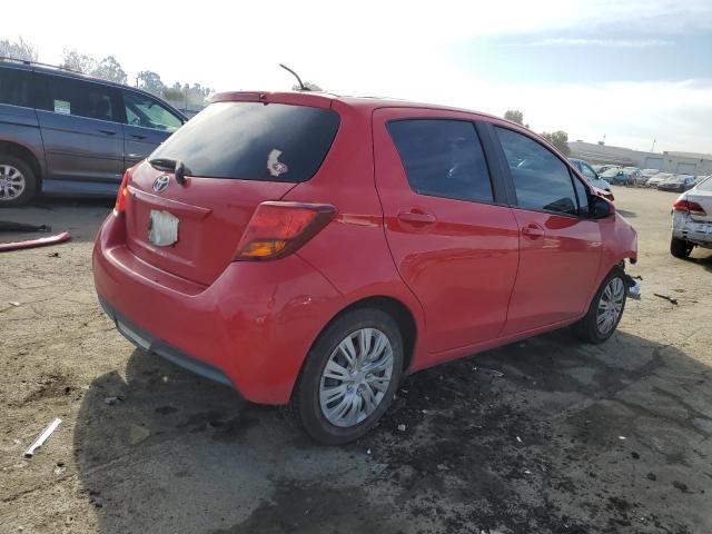 VNKKTUD35FA048471 - 2015 TOYOTA YARIS RED photo 3