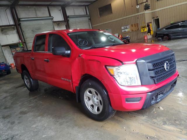 1N6AA1EC9MN509861 - 2021 NISSAN TITAN S RED photo 4