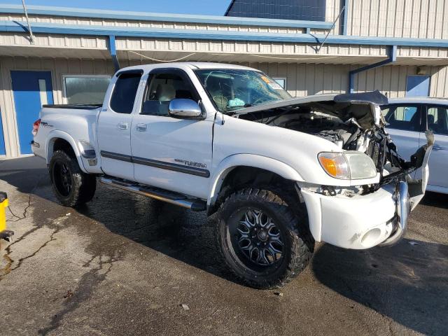 5TBRT34106S479280 - 2006 TOYOTA TUNDRA ACCESS CAB SR5 WHITE photo 4