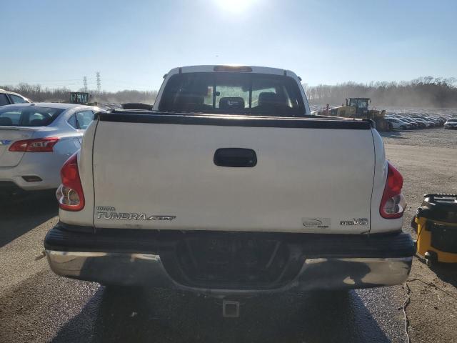 5TBRT34106S479280 - 2006 TOYOTA TUNDRA ACCESS CAB SR5 WHITE photo 6