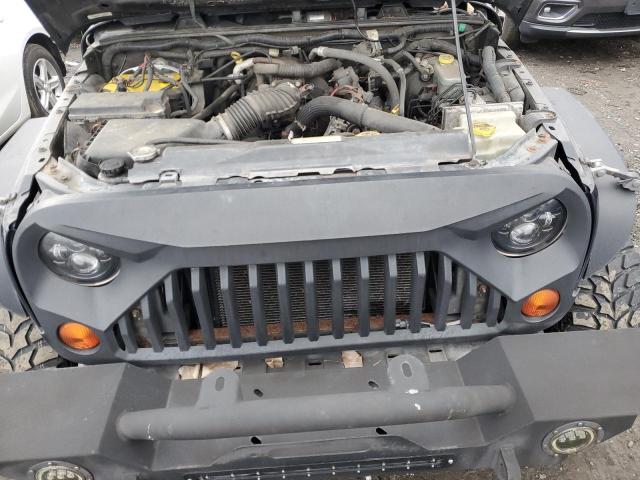 1J4FA24108L556254 - 2008 JEEP WRANGLER X BLACK photo 11