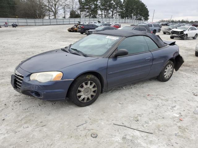 1C3EL45R16N247989 - 2006 CHRYSLER SEBRING BLUE photo 1