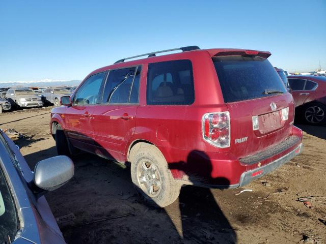 2HKYF18696H512884 - 2006 HONDA PILOT EX RED photo 2