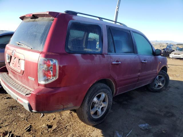 2HKYF18696H512884 - 2006 HONDA PILOT EX RED photo 3