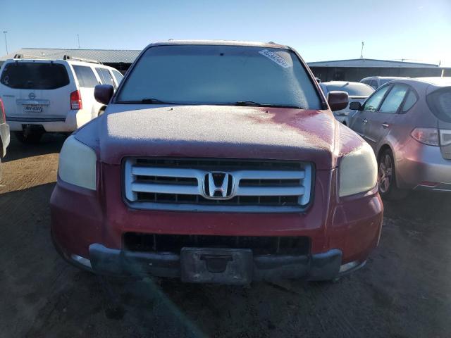 2HKYF18696H512884 - 2006 HONDA PILOT EX RED photo 5