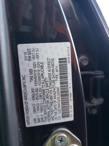 5J8TB4H32GL025697 - 2016 ACURA RDX GRAY photo 13