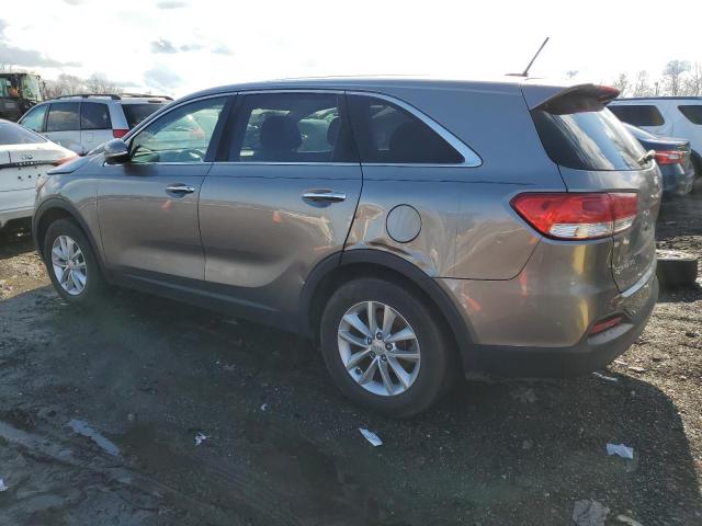 5XYPG4A36GG110937 - 2016 KIA SORENTO LX GRAY photo 2