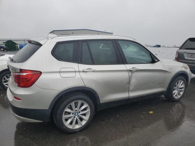 5UXWX9C59E0D17835 - 2014 BMW X3 XDRIVE28I SILVER photo 3