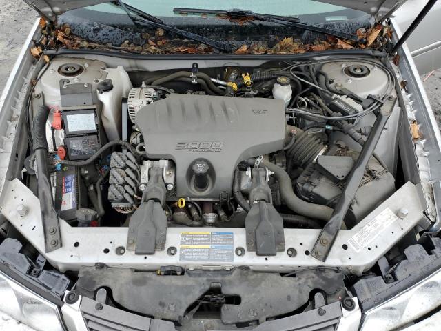 2G1WH55K559162836 - 2005 CHEVROLET IMPALA LS SILVER photo 11