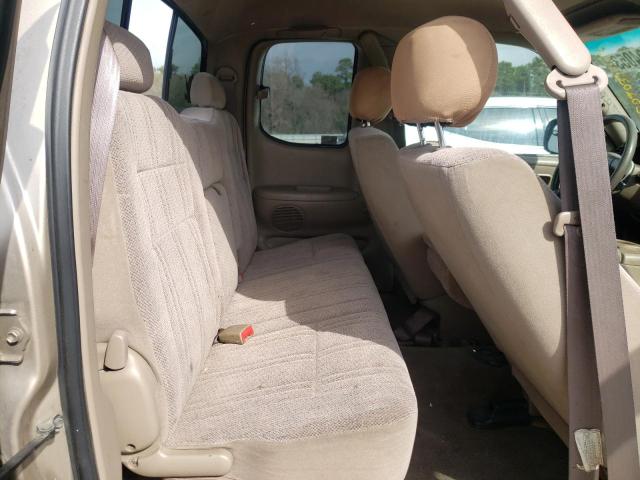 5TBRN34111S186054 - 2001 TOYOTA TUNDRA ACCESS CAB SR5 BEIGE photo 10
