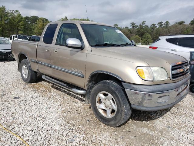 5TBRN34111S186054 - 2001 TOYOTA TUNDRA ACCESS CAB SR5 BEIGE photo 4