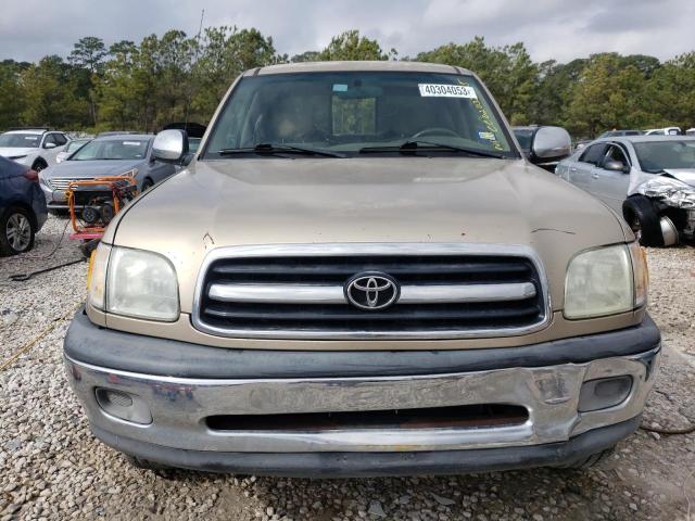 5TBRN34111S186054 - 2001 TOYOTA TUNDRA ACCESS CAB SR5 BEIGE photo 5