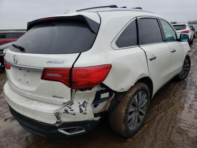 5FRYD4H47EB048334 - 2014 ACURA MDX TECHNOLOGY WHITE photo 3