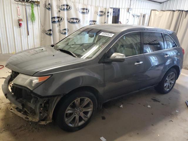 2HNYD2H50BH501546 - 2011 ACURA MDX ADVANCE GRAY photo 1