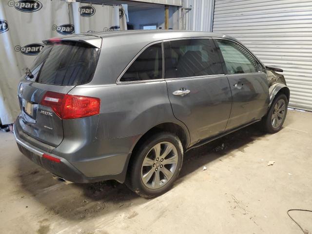 2HNYD2H50BH501546 - 2011 ACURA MDX ADVANCE GRAY photo 3