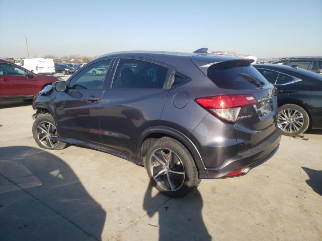 3CZRU6H95KM710166 - 2019 HONDA HR-V TOURING GRAY photo 2