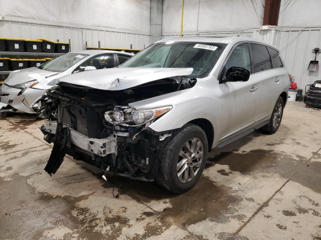 5N1AL0MM6DC309108 - 2013 INFINITI JX35 SILVER photo 1